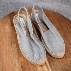 ALPARGATUS Espadrilles Low Heel Slingback Sz 37 Summer Beach